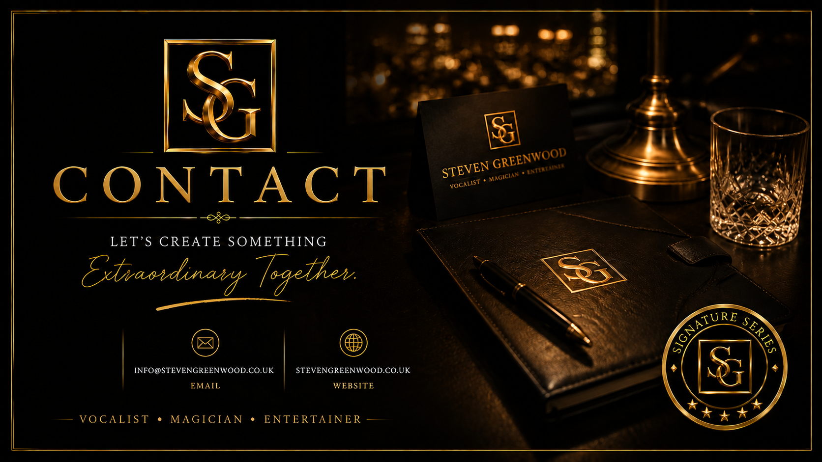 Steven Greenwood Contact — let’s create something extraordinary together